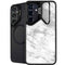 Silver Marble Galaxy S25 Kickstand Case